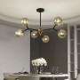 Изображение Люстра молекула на 6 янтарних плафонів Ø90 см ИМ Light-Deco 1 