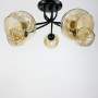 Изображение Люстра потолочная Light House LF-17377/5 BK+WT c янтарными плафонами ИМ Light-Deco 5 