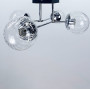 Изображение Сучасна стельова люстра в хромі на 4 плафони ИМ Light-Deco 3 
