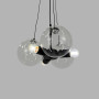Изображение Люстра-пучок в чорному корпусі на 3 кульки Ø32 см ИМ Light-Deco 