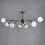 Изображение Стельова латунна люстра Grand Bunch на 9 плафонів ИМ Light-Deco 2 