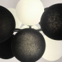 Изображение Люстра HOLLY на 12 біло-чорних плафонів у хромовому корпусі ИМ Light-Deco 4 