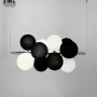 Изображение Люстра HOLLY на 12 біло-чорних плафонів у хромовому корпусі ИМ Light-Deco 5 