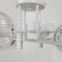 Изображение Люстра стельова в білому корпусі на 8 прозорих плафонів ИМ Light-Deco 1 