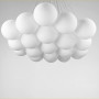 Изображение Люстра-пучок на 21 білий плафон у латунному корпусі ИМ Light-Deco 1 
