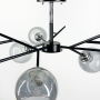 Зображення Стельова люстра Light House LNF-17513/6 BK GR чорна із графітовим плафоном ИМ Light-Deco 3 