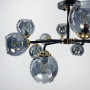 Зображення Стельова люстра на 12 ламп з плафонами графіт ИМ Light-Deco 