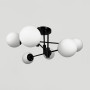Зображення Люстра стельова молекула Light House LNF-17540/6 BK+BK+WT чорна з білим плафоном ИМ Light-Deco 1 