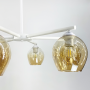 Изображение Люстра потолочная Light House LF-17378/6 WT+BR с коричневым плафоном ИМ Light-Deco 1 