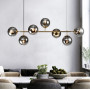 Зображення Видовжений світильник в латунному каркасі на 6 плафонів ИМ Light-Deco 5 