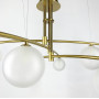 Зображення Aure - сучасна підвісна люстра в латунному каркасі ИМ Light-Deco 10 