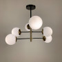 Изображение Люстра на 6 плафонів із латунною фурнітурою ИМ Light-Deco 5 