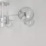Изображение Люстра стельова в білому корпусі на 6 прозорих плафонів ИМ Light-Deco 1 
