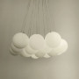 Изображение Люстра-пучок на 15 білих плафонів у латунному корпусі ИМ Light-Deco 1 