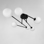 Зображення Люстра стельова Light House LNF-17446/6 BK+WT чорна (цоколь G9) ИМ Light-Deco 