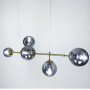 Зображення Видовжений світильник в латунному каркасі на 6 плафонів ИМ Light-Deco 1 
