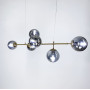 Зображення Видовжений світильник в латунному каркасі на 6 плафонів ИМ Light-Deco 