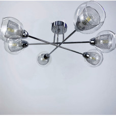 Люстра стельова Light House LNF-17392/6 CR CL хром