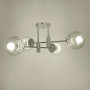 Изображение Люстра стельова в білому корпусі на 4 прозорих плафони ИМ Light-Deco 