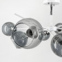 Изображение Люстра на 8 графітових плафонів у білому корпусі Ø 85 см ИМ Light-Deco 