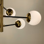 Изображение Люстра на 8 плафонів із латунною фурнітурою ИМ Light-Deco 1 