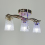 Зображення Золота люстра на 3 плафони Е14 з RGB ИМ Light-Deco 1 