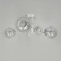 Изображение Люстра стельова в білому корпусі на 4 прозорих плафони ИМ Light-Deco 4 