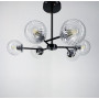 Изображение Стельова люстра в чорному корпусі на 6 плафонів ИМ Light-Deco 4 