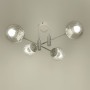 Изображение Люстра стельова в білому корпусі на 4 прозорих плафони ИМ Light-Deco 1 