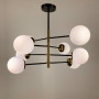 Изображение Люстра на 8 плафонів із латунною фурнітурою ИМ Light-Deco 4 