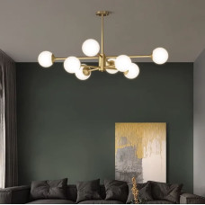 Люстра стельова Light House LNF-17447/8 AB бронза