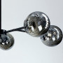 Изображение Стельова люстра в чорному корпусі на 10 плафонів ИМ Light-Deco 
