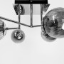 Зображення Сучасна стельова люстра в хромі на 6 графітових плафонів ИМ Light-Deco 2 