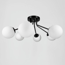 Люстра стельова Light House LNF-17387/6 BK чорна