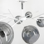 Изображение Люстра на 8 графітових плафонів у білому корпусі Ø 85 см ИМ Light-Deco 1 