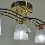 Зображення Золота люстра на 3 плафони Е14 з RGB ИМ Light-Deco 4 