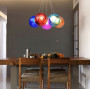Зображення Яскравий підвісний світильник з кольоровими плафонами ИМ Light-Deco 7 