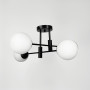 Изображение Люстра потолочная Light House LF-17376/4 BK+BK+WT черный, цвет плафона белый ИМ Light-Deco 2 