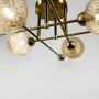 Изображение Стельова латунна люстра з 8 гранчастими плафонами ИМ Light-Deco 1 