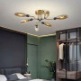 Изображение Стельова люстра на 6 видовжених янтарних плафонів ИМ Light-Deco 1 