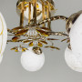 Зображення Люстра стельова в золотому корпусі з 5 плафонами ИМ Light-Deco 2 