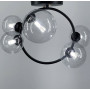 Изображение Люстра у формі кільця в чорному корпусі з плафонами Bubble Light House LNF-984_1474 ИМ Light-Deco 2 