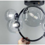 Изображение Люстра у формі кільця в чорному корпусі з плафонами Bubble Light House LNF-984_1474 ИМ Light-Deco 3 