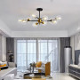 Изображение Люстра молекула на 10 прозорих плафонів ИМ Light-Deco 