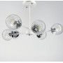 Зображення Стельова люстра на 6 плафонів в білому корпусі ИМ Light-Deco 