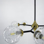 Изображение Люстра молекула на 10 прозорих плафонів ИМ Light-Deco 1 