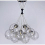 Зображення Підвісний світильник Transparent Bubbles на 9 плафонів з металевою ниткою ИМ Light-Deco 6 