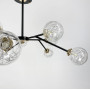 Изображение Стельова люстра в чорному корпусі на 10 ламп Light House LNF-1793_2724 ИМ Light-Deco 3 