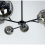 Изображение Стельова люстра в чорному корпусі на 6 плафонів ИМ Light-Deco 2 