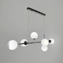 Зображення Люстра видовжена хромованому корпусі на 6 плафонів (тип В) ИМ Light-Deco 